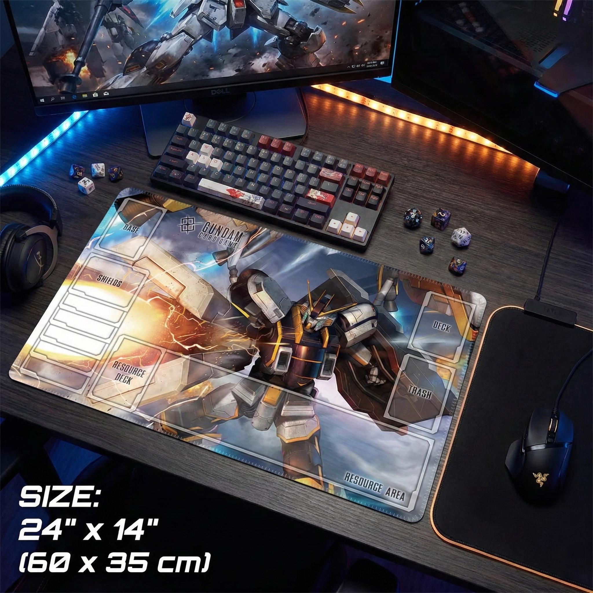 RX-178 Gundam Card Game Playmat