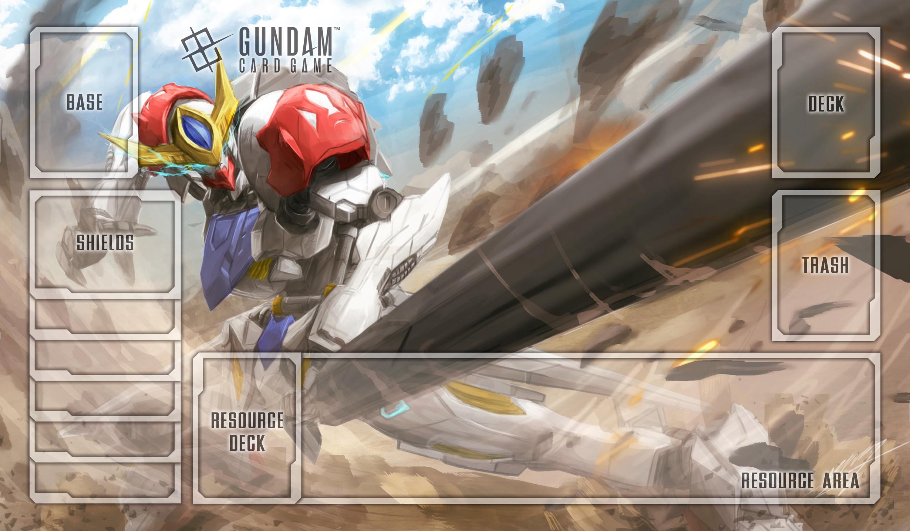 SW-G-08 Gundam Barbatos Lupus Rex Playmat