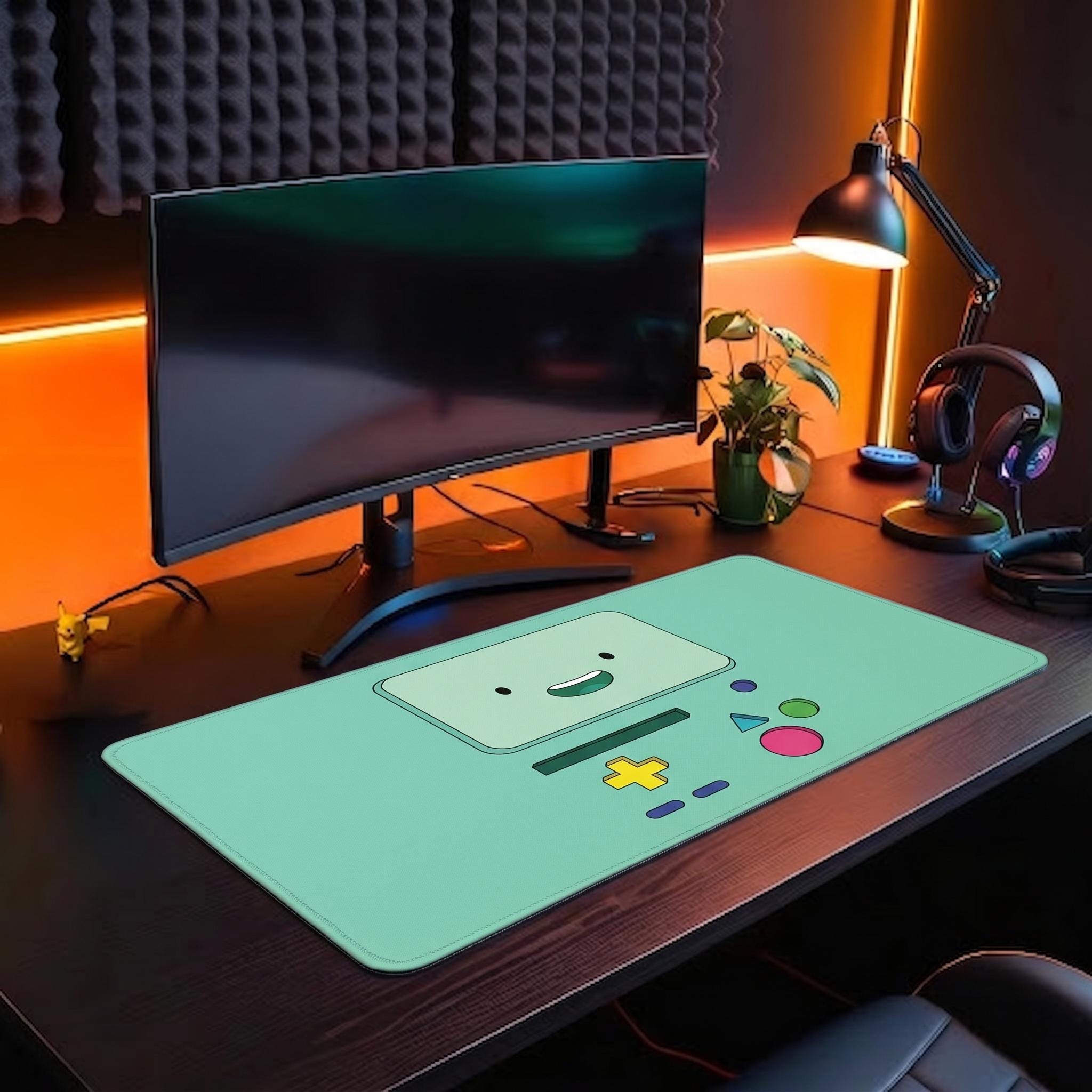 Adventure Time BMO Gaming Desk Mat | Available in Multiple Sizes