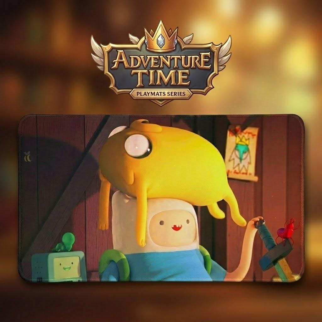 Jake and Finn Adventure Time Desk Mat