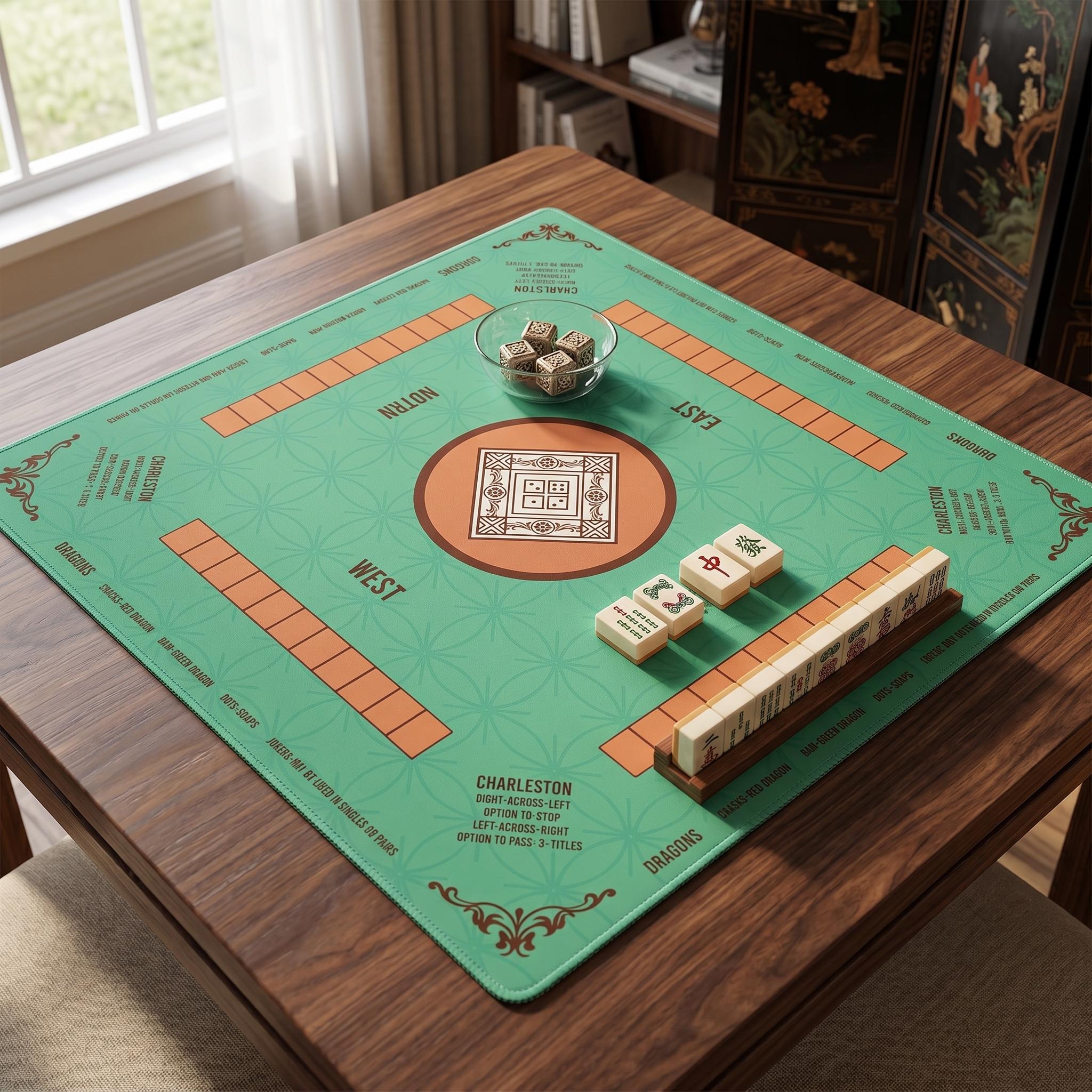 Mint Green Mahjong Mat