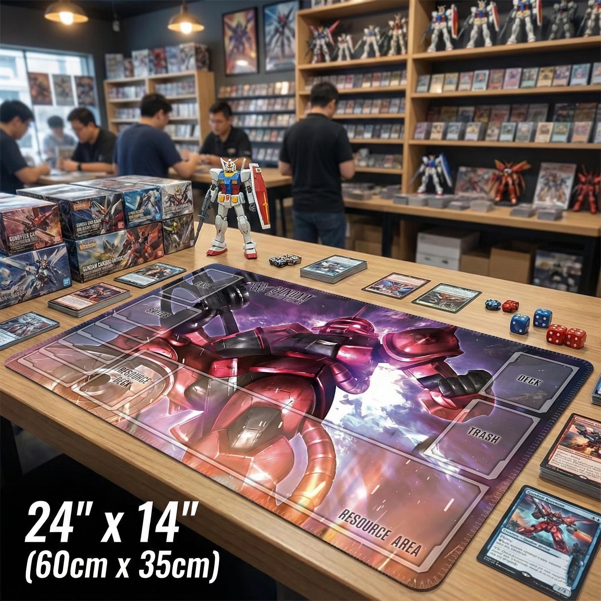 Char Aznable Ms-06S Zaku II Gundam Playmat