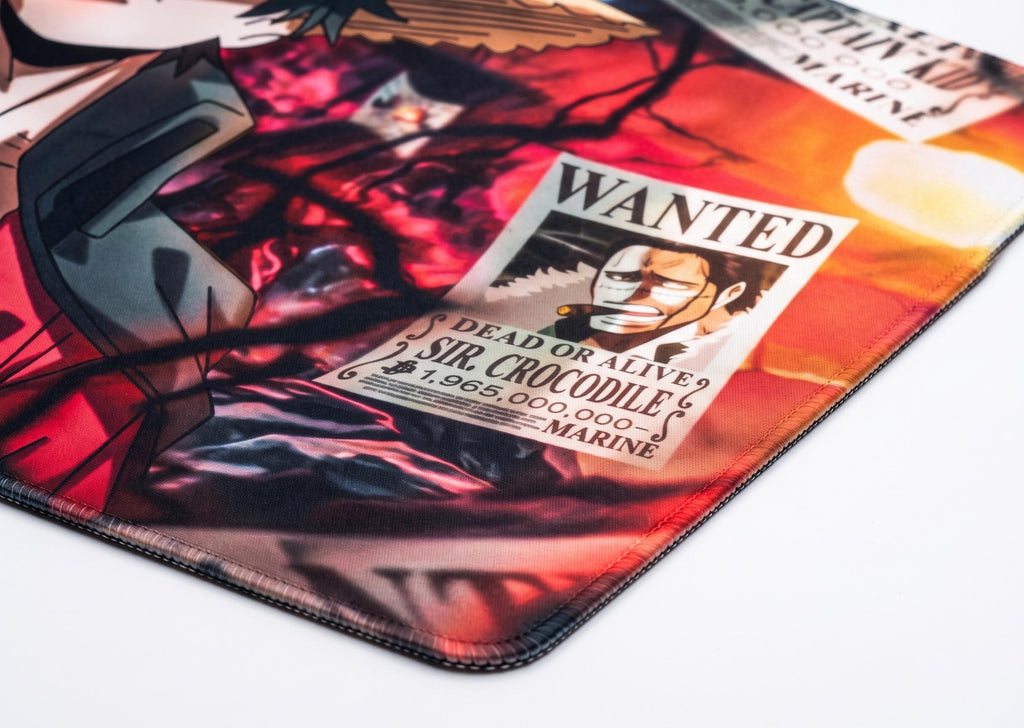 Monkey D. Luffy TCG Playmat, One Piece Card Game Mat, Manga Panel Desk Mat, Anime Mousepad, One Piece TCG Accessory, Gaming Mat