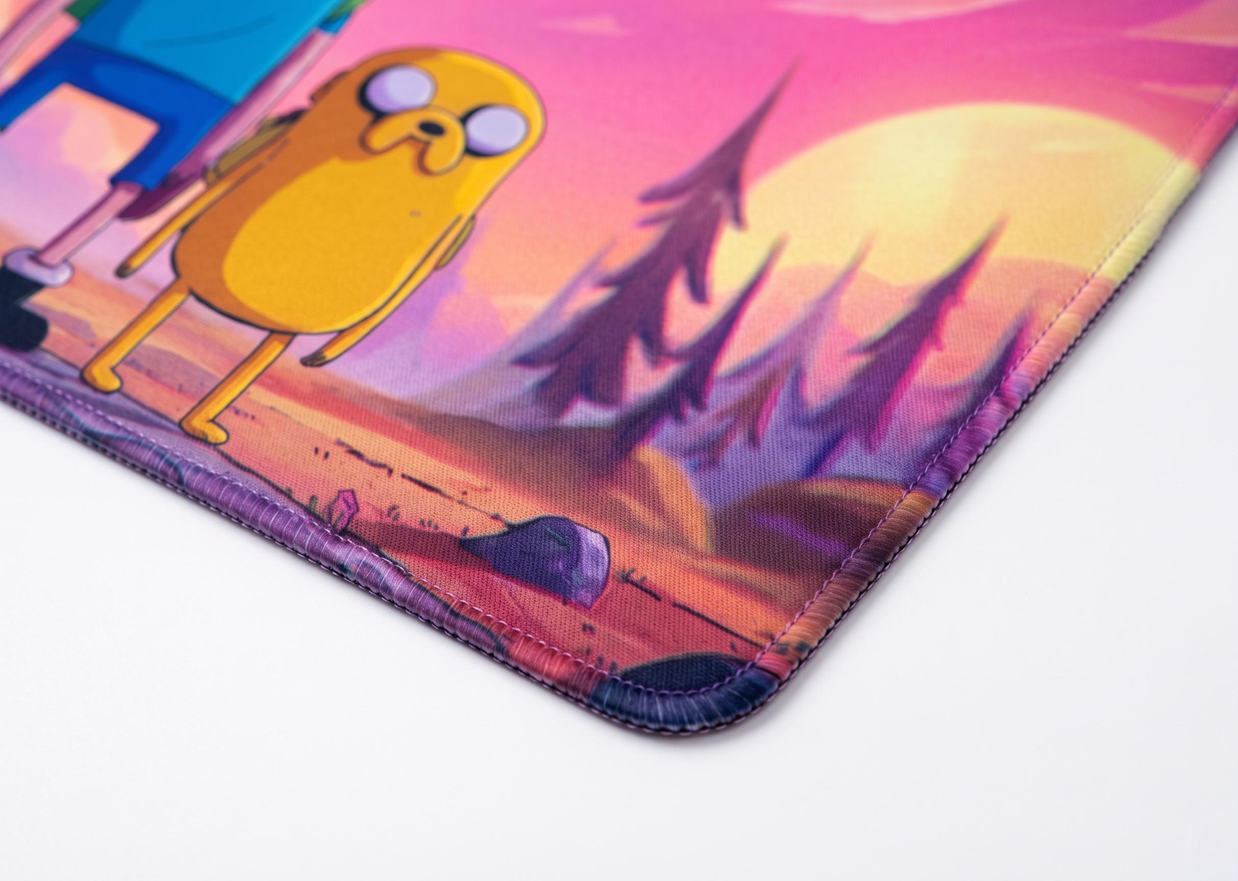 Adventure Time Jake and Finn Gaming Desk Mat | Available in Multiple Sizes