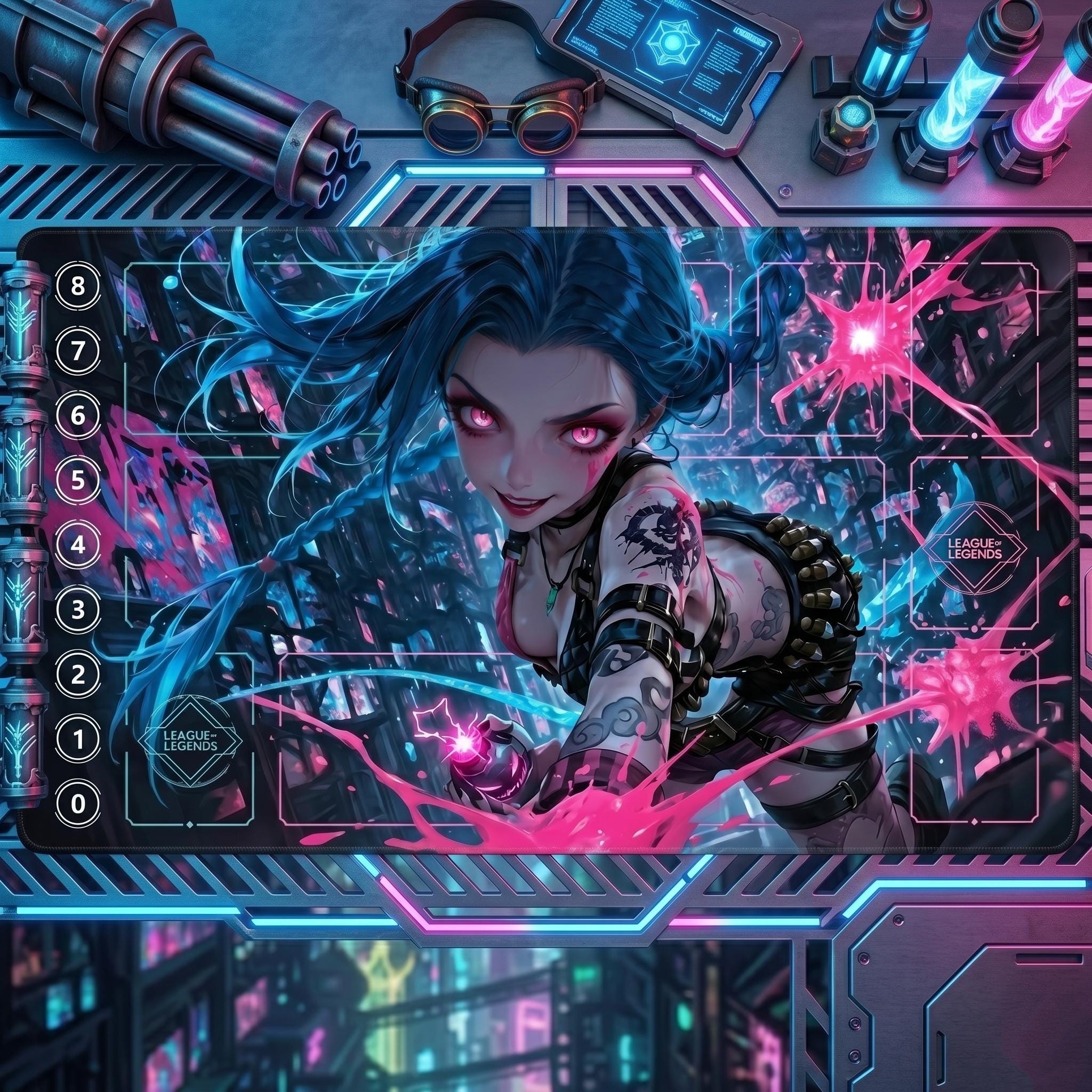 Jinx Riftbound Playmat
