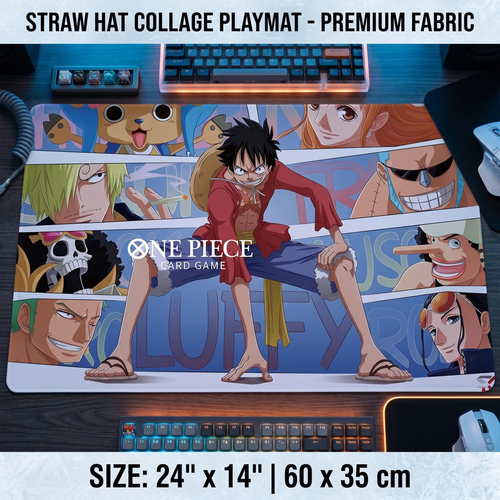 Straw Hat Crew One Piece Playmat