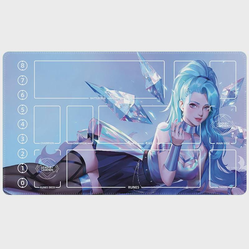 K/DA Seraphine Riftbound Playmat