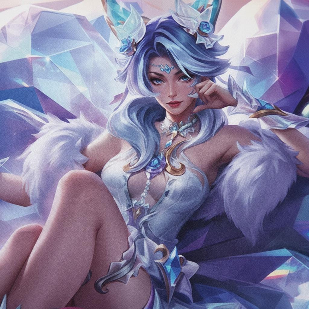 Crystal Rose Jana Riftbound Playmat