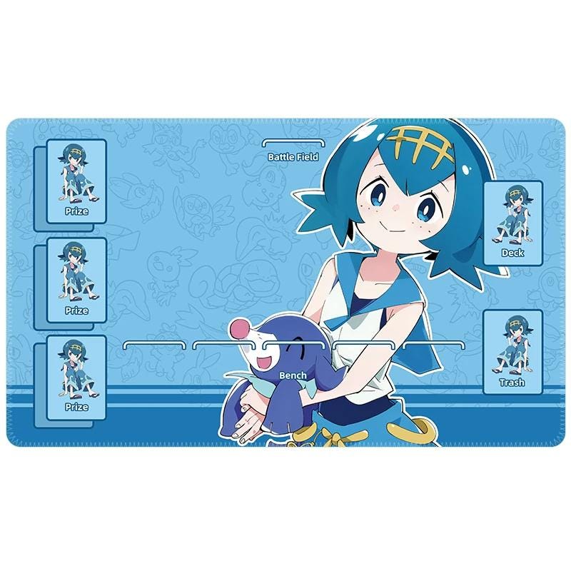 Ash Ketchum Pikachu Pokemon Playmat