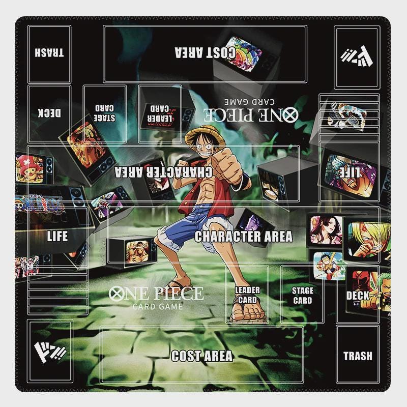 Monkey D. Luffy One Piece Duo Playmat