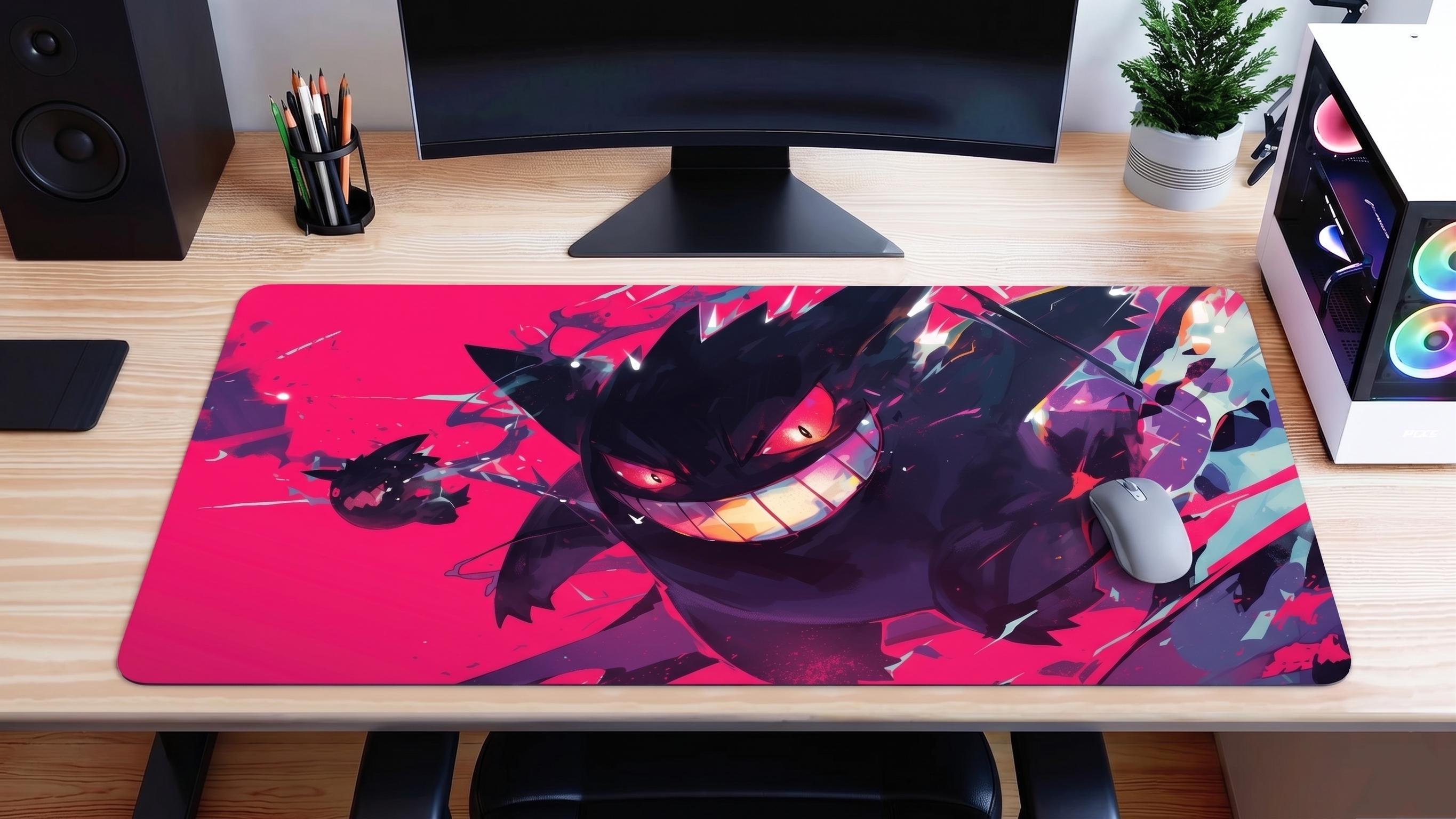 Gengar Pokemon Desk Mat | Gengar Mousepad | Available in multiple sizes
