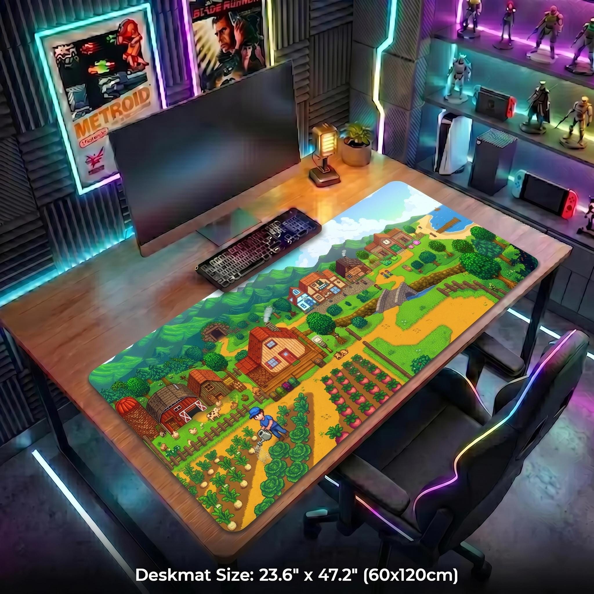 Stardew Valley Farmhouse Desk Mat