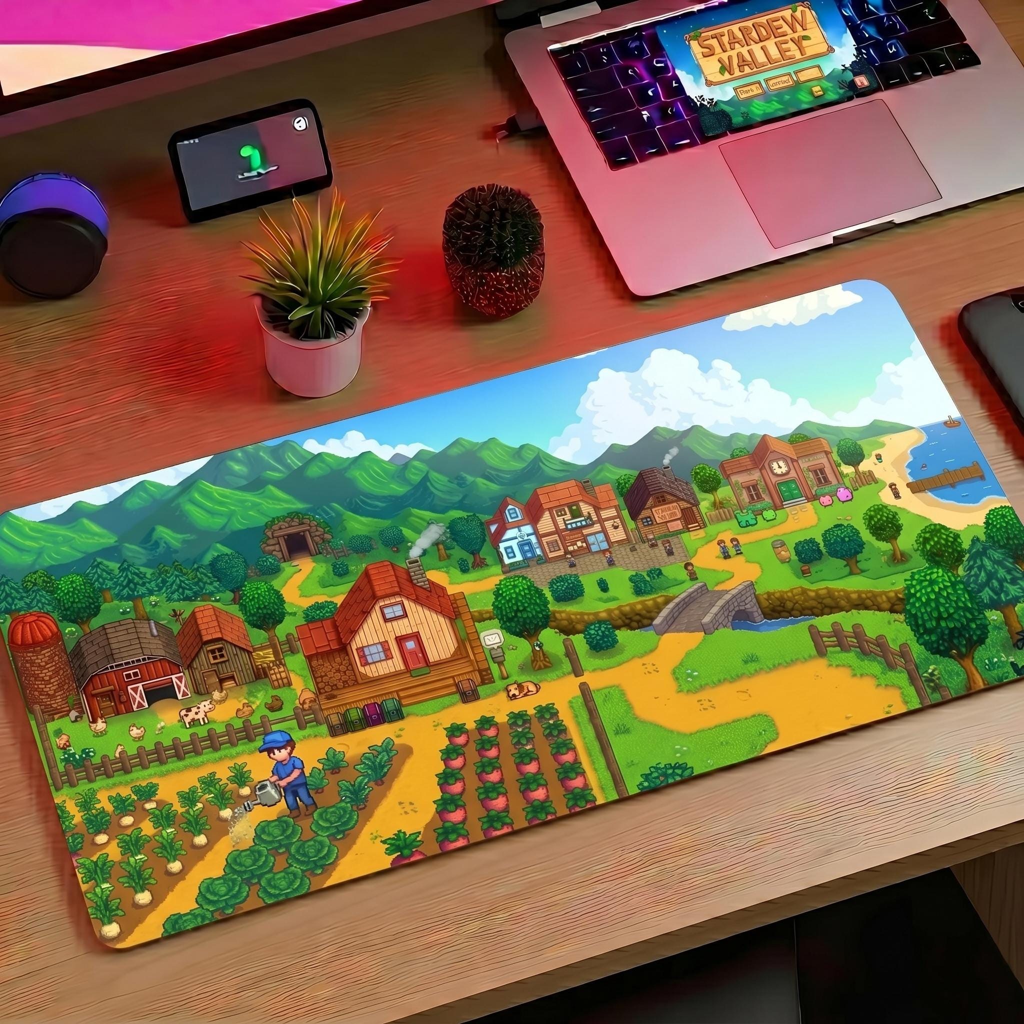 Stardew Valley Farmhouse Desk Mat