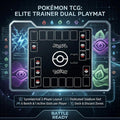 Two Player Pokemon Playmat | Duo PTCG Battle Mat