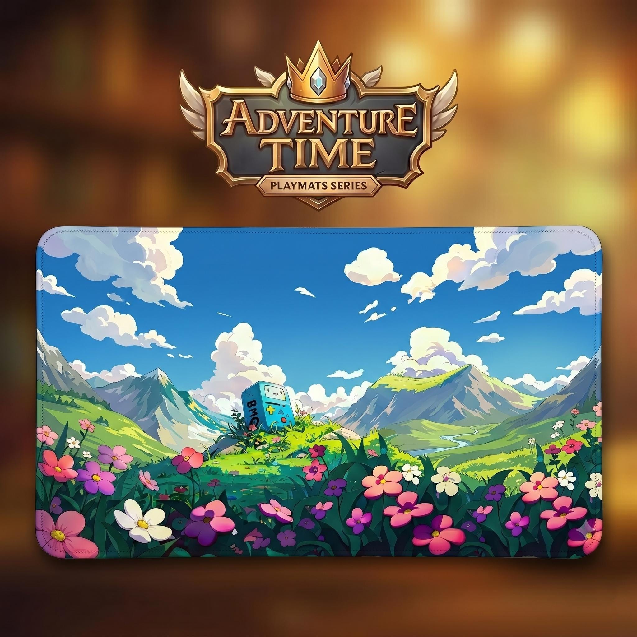 Adventure Time BMO Gaming Desk Mat | Available in Multiple Sizes