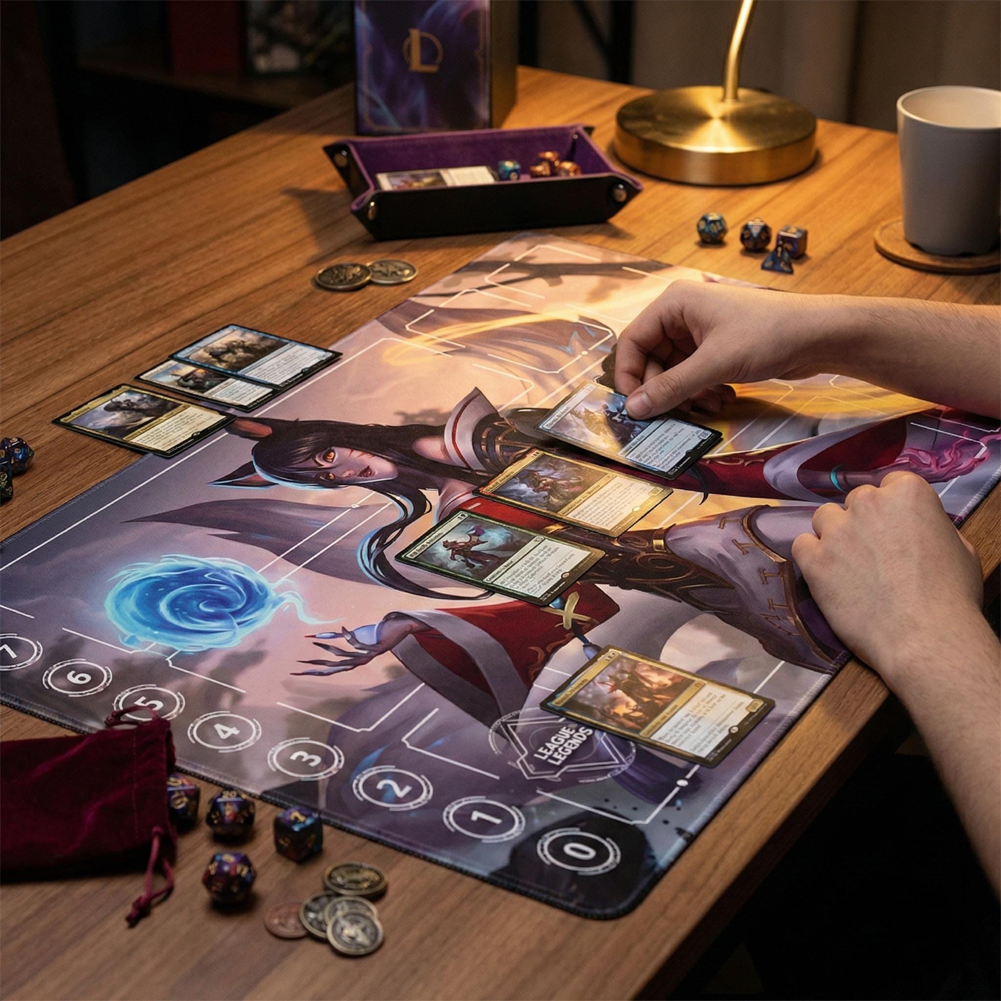 Ahri Riftbound Playmat