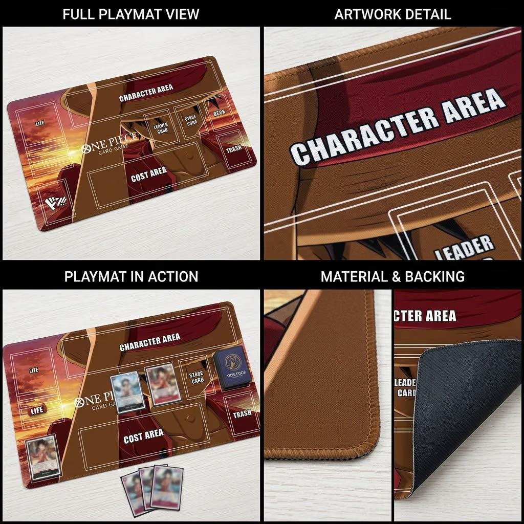 Monkey D. Luffy One Piece Playmat
