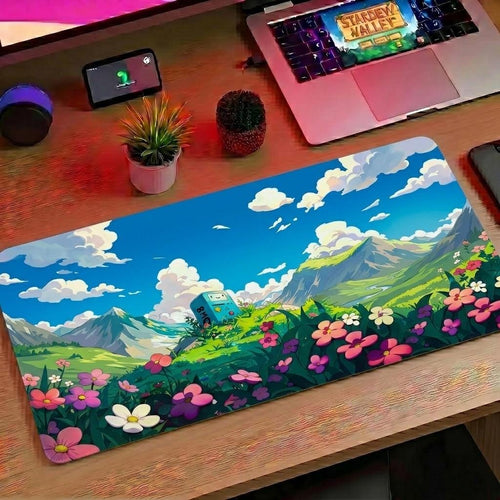 Adventure Time BMO Gaming Desk Mat | Available in Multiple Sizes