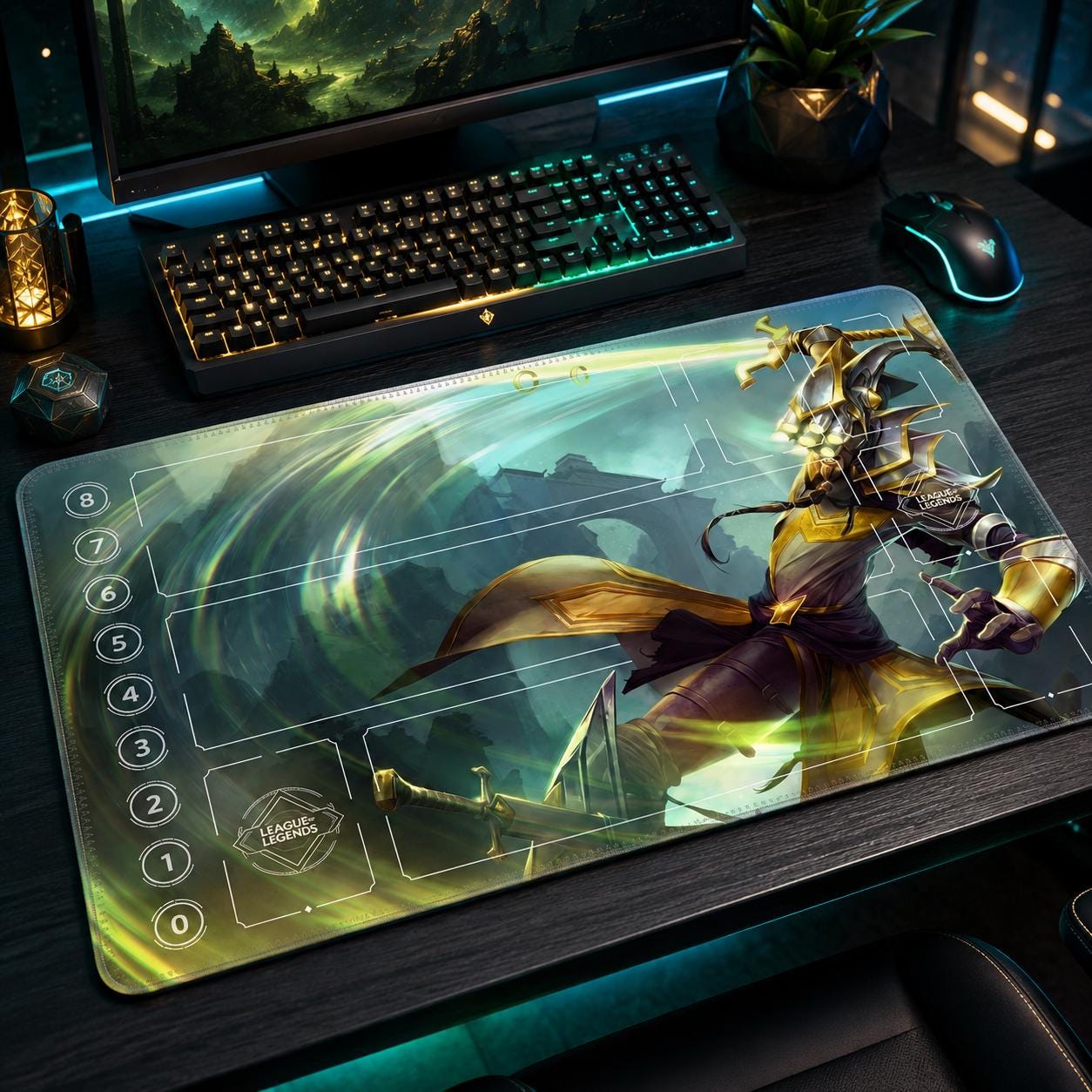 Master Yi Riftbound Playmat