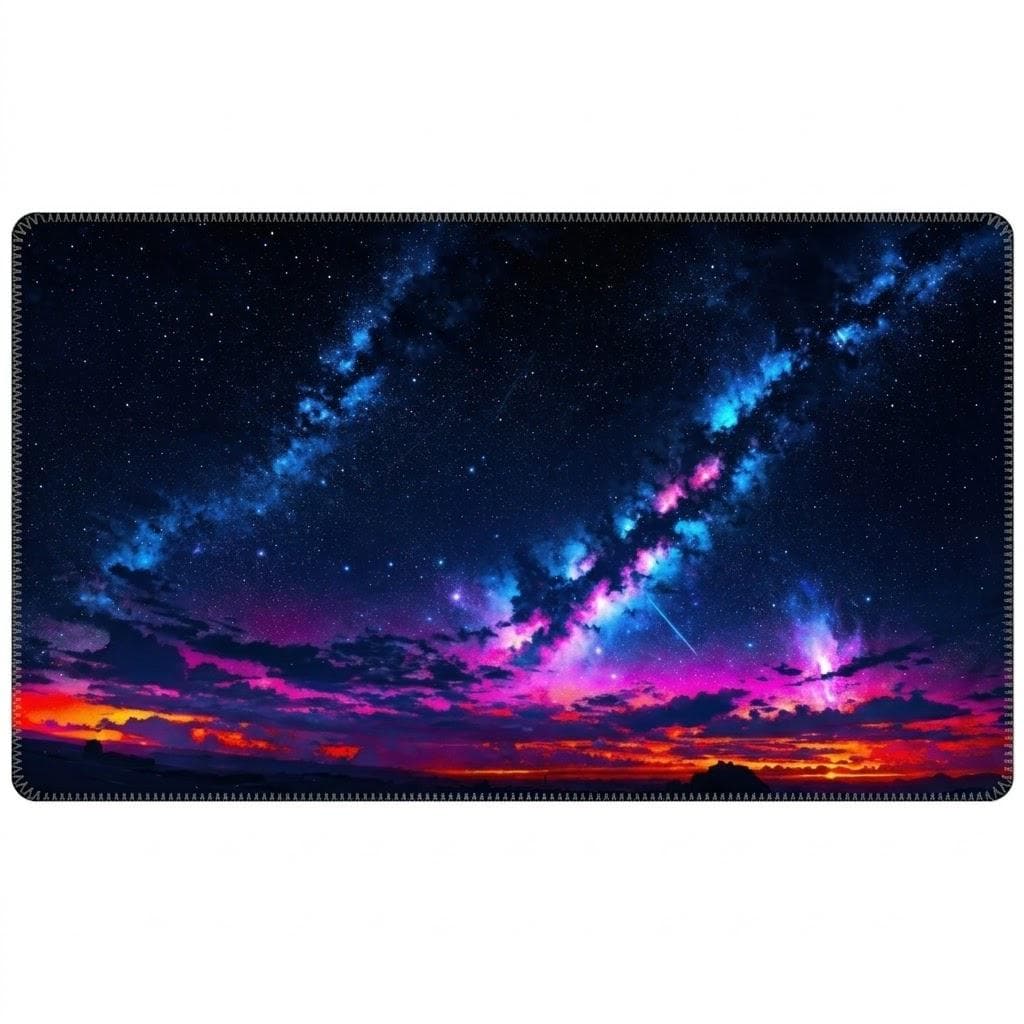 Starry Sky Desk Mat | Available in multiple sizes