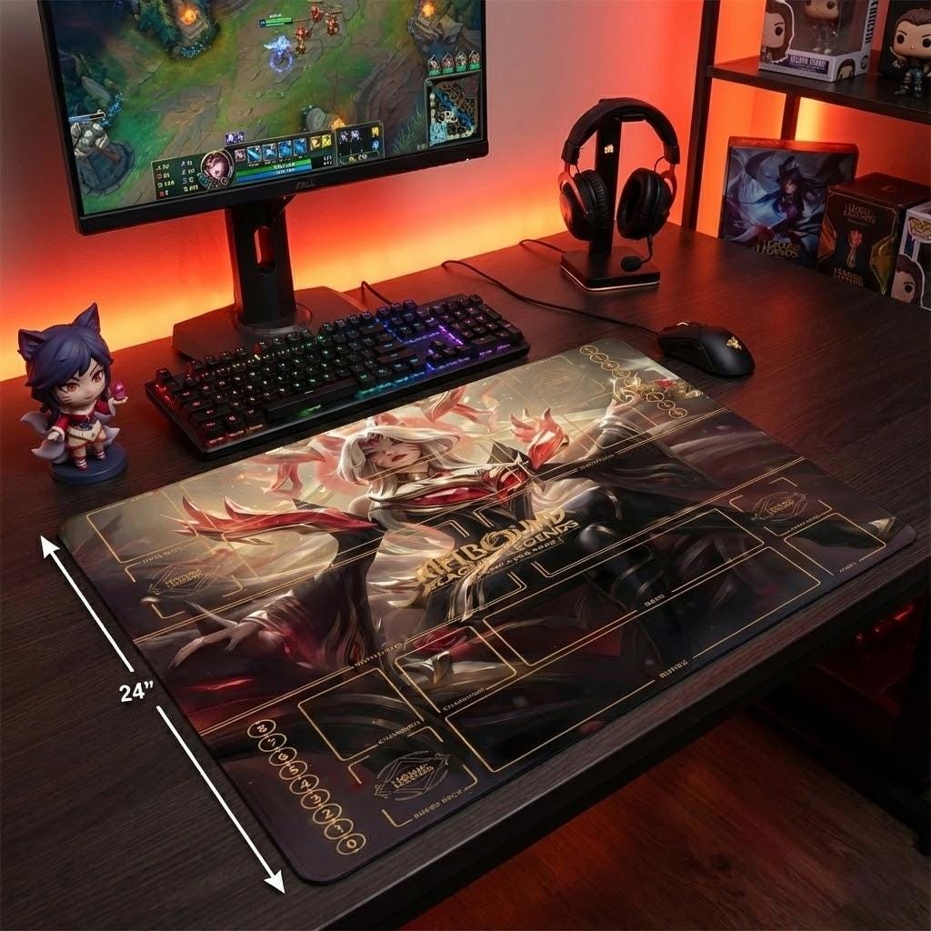 Ahri Riftbound Duo Playmat
