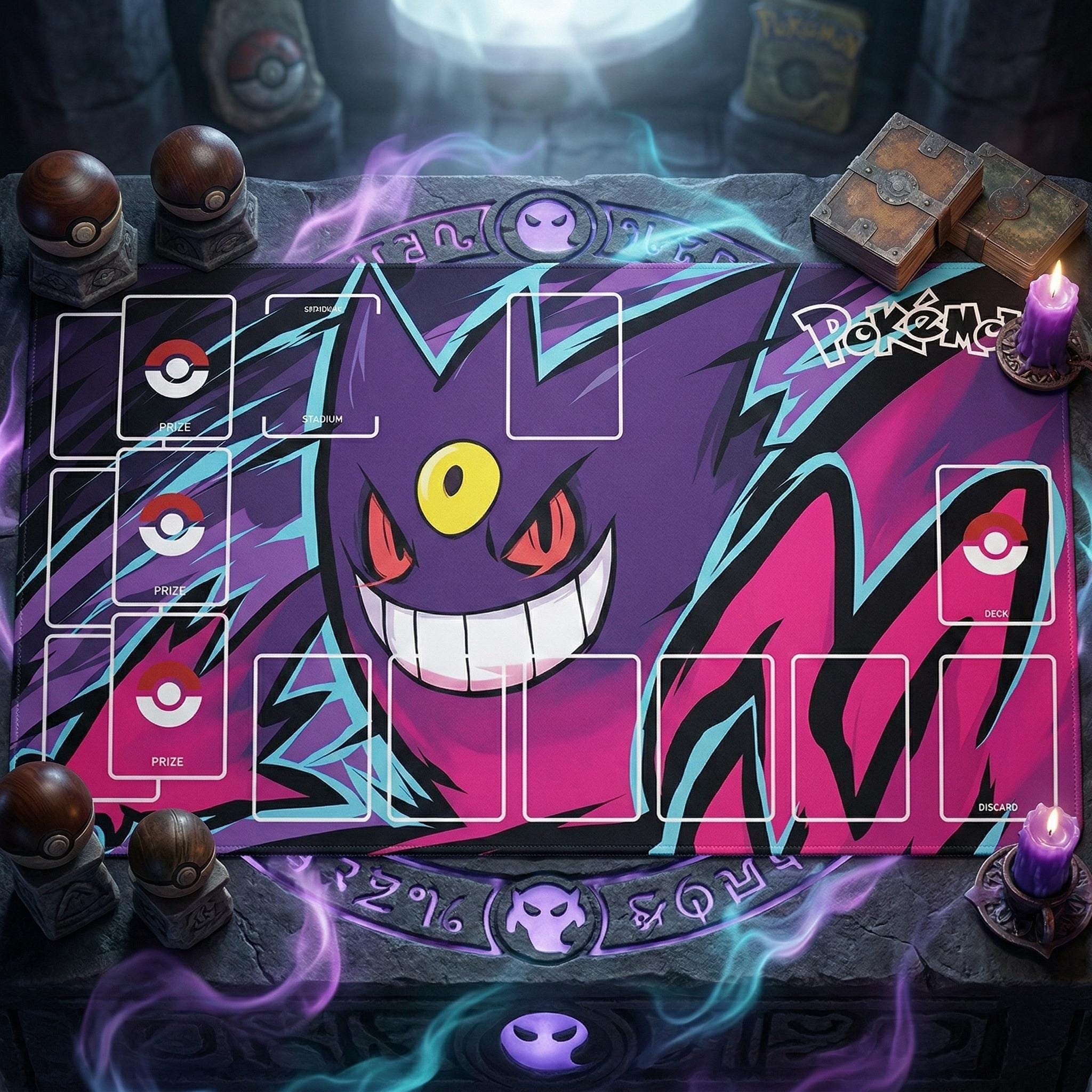 Gengar Ghost Pokemon Playmat