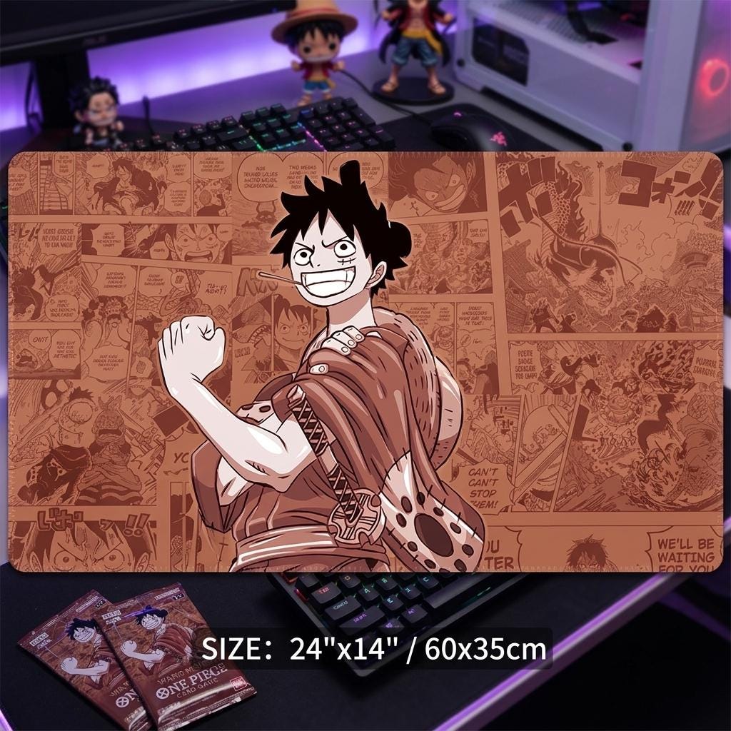 Luffy Wano One Piece Playmat