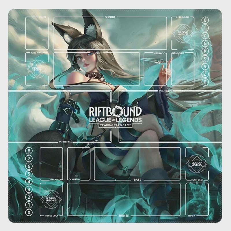 Ahri Riftbound Duo Playmat