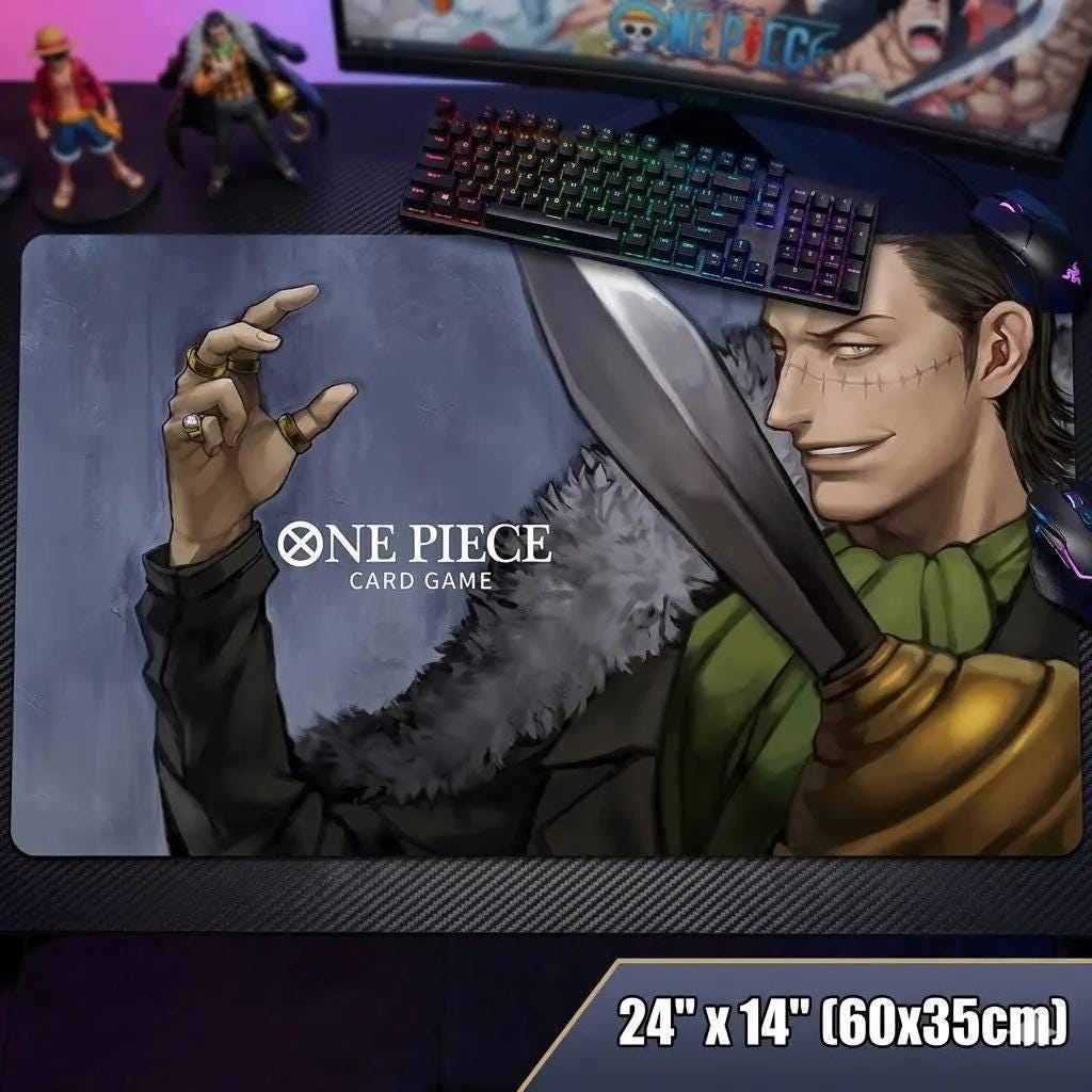 Crocodile One Piece Card Game Playmat