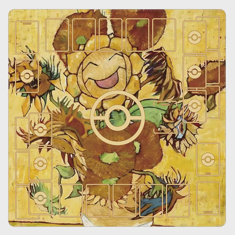 Pikachu Oil Painting Style Pokemon Playmat