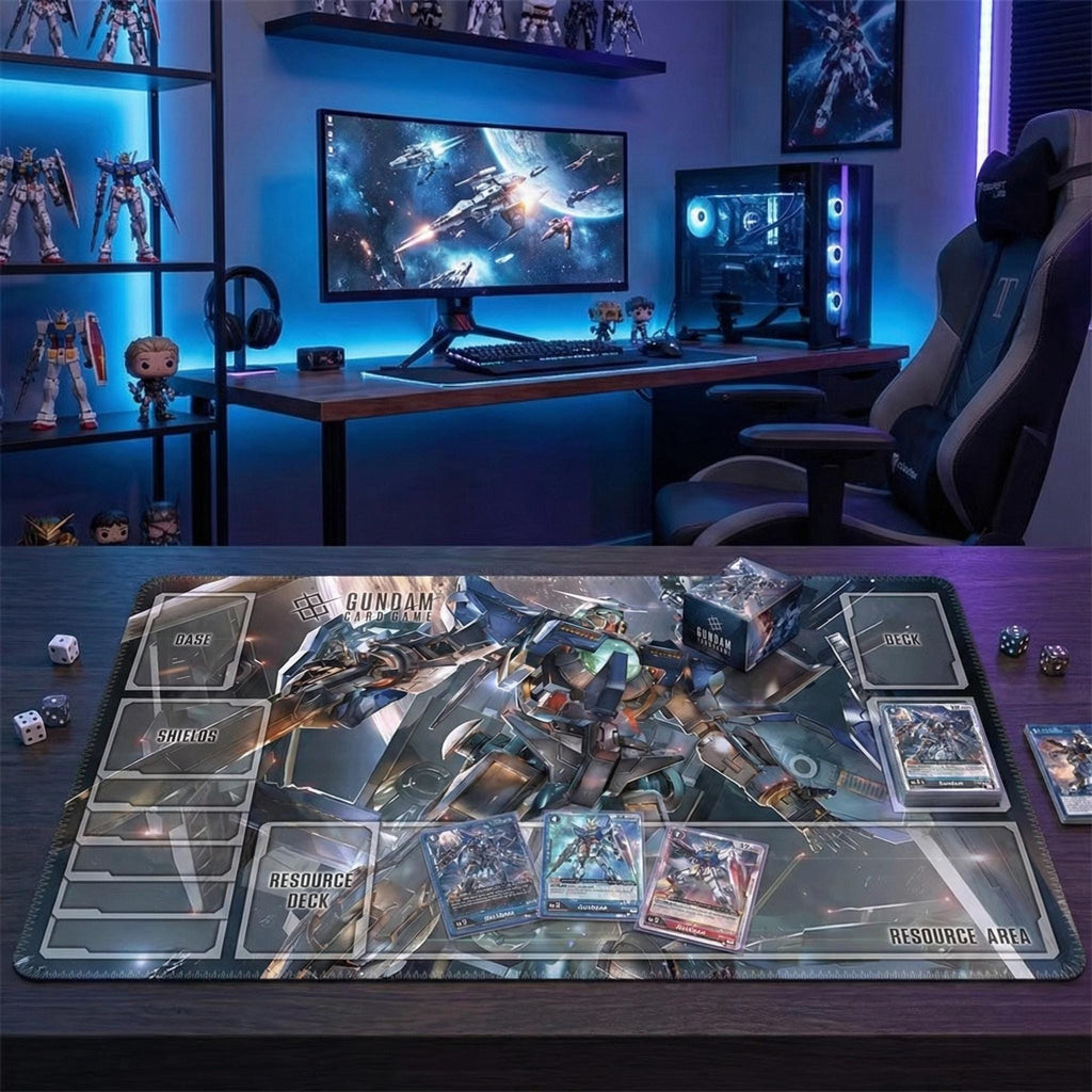 Gundam Card Game Playmat, Mecha Gaming Pad, Gundam TCG
