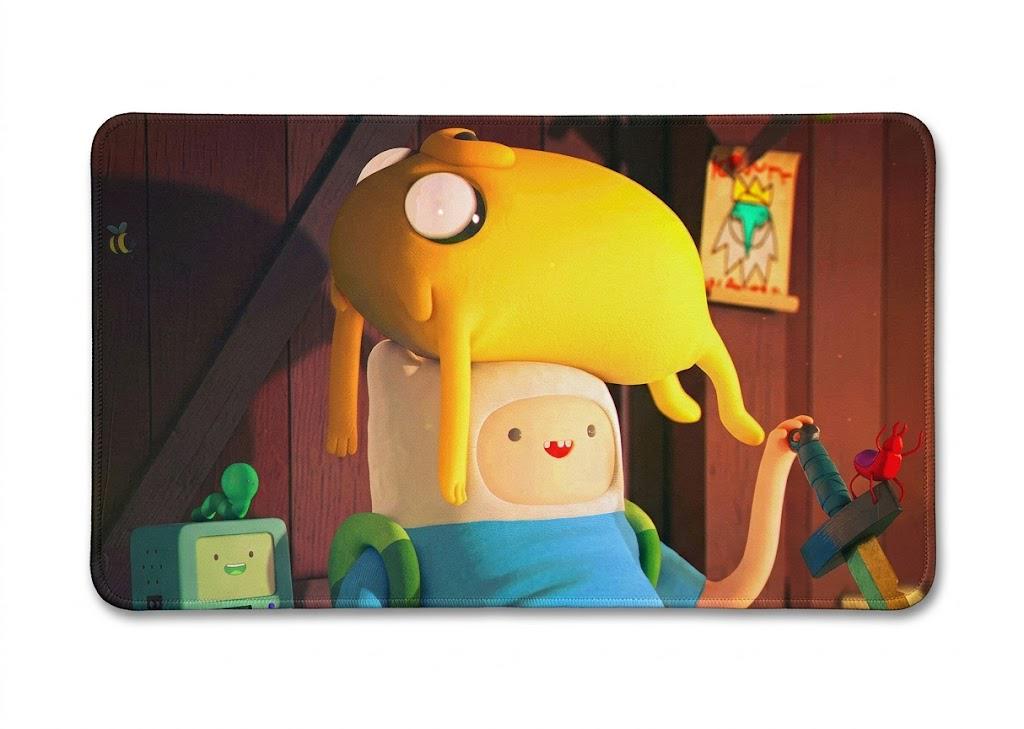 Jake and Finn Adventure Time Desk Mat