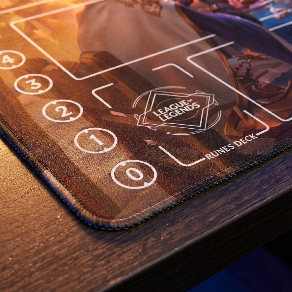 League of Legends TCG Playmat with Zones | Riftbound Battle Mat