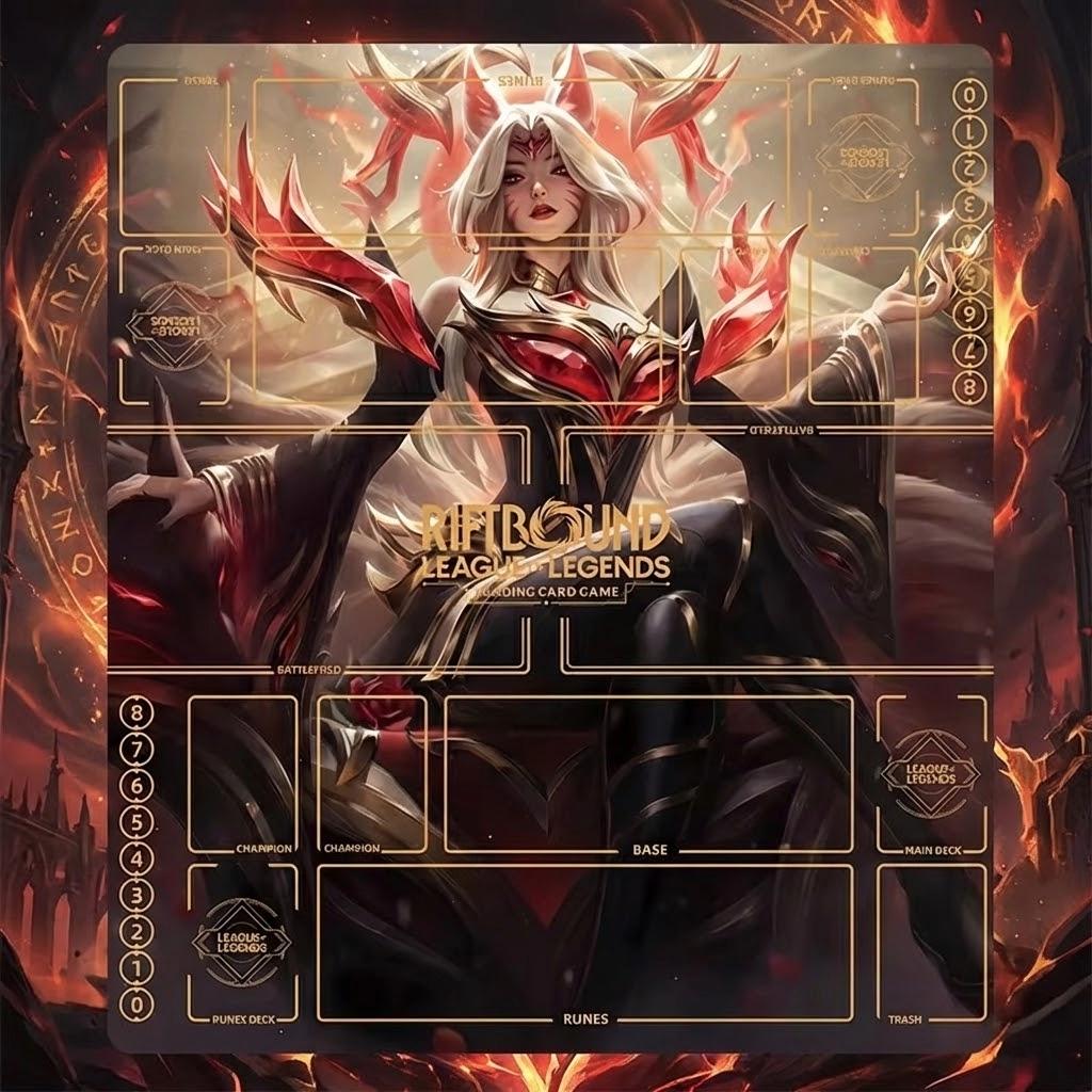 Ahri Riftbound Duo Playmat