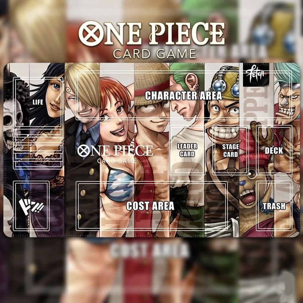 Straw Hat Pirates Luffy & Crew One Piece Playmat
