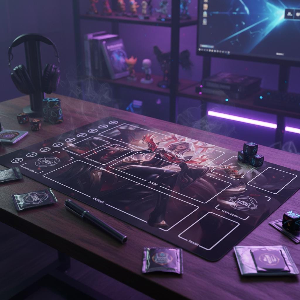Ahri Immortal Legend Riftbound Playmat