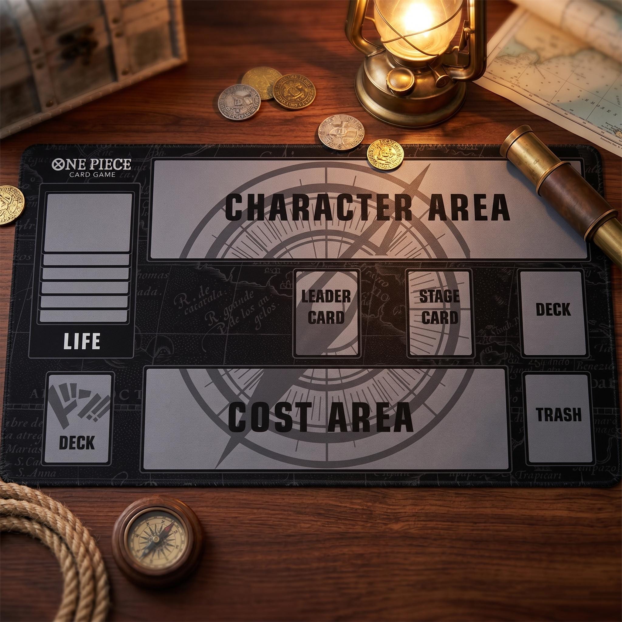 One Piece Playmat | Standard Tournament Style One Piece Card Game Desk Mat | Anime Mouse Pad for TCG