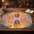 Duo Lorcana Playmat | 2 Player TCG Battle Mat | Multi-Color Lorcana Duo Mat | Two-Player Layout | 24 x 24 inches