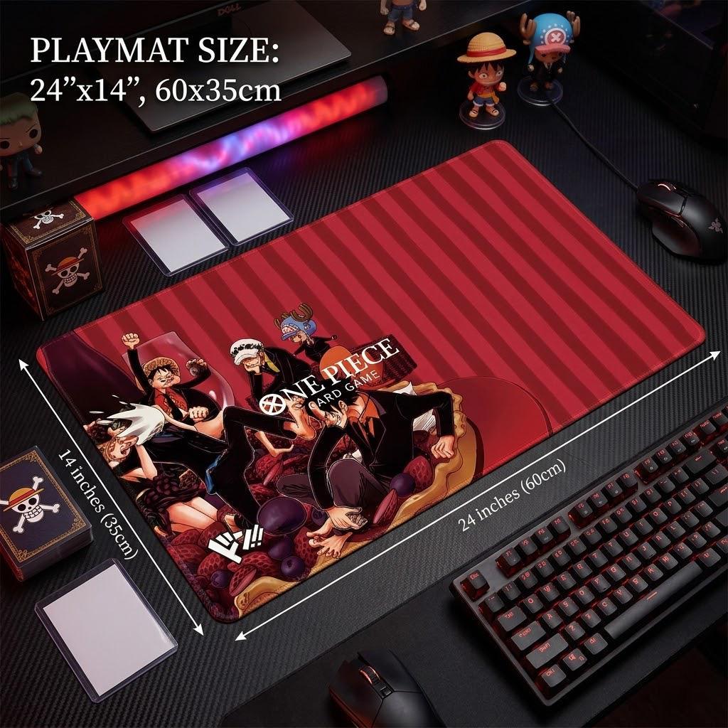 Luffy, Law, Ace & Chopper Suit Version One Piece Playmat