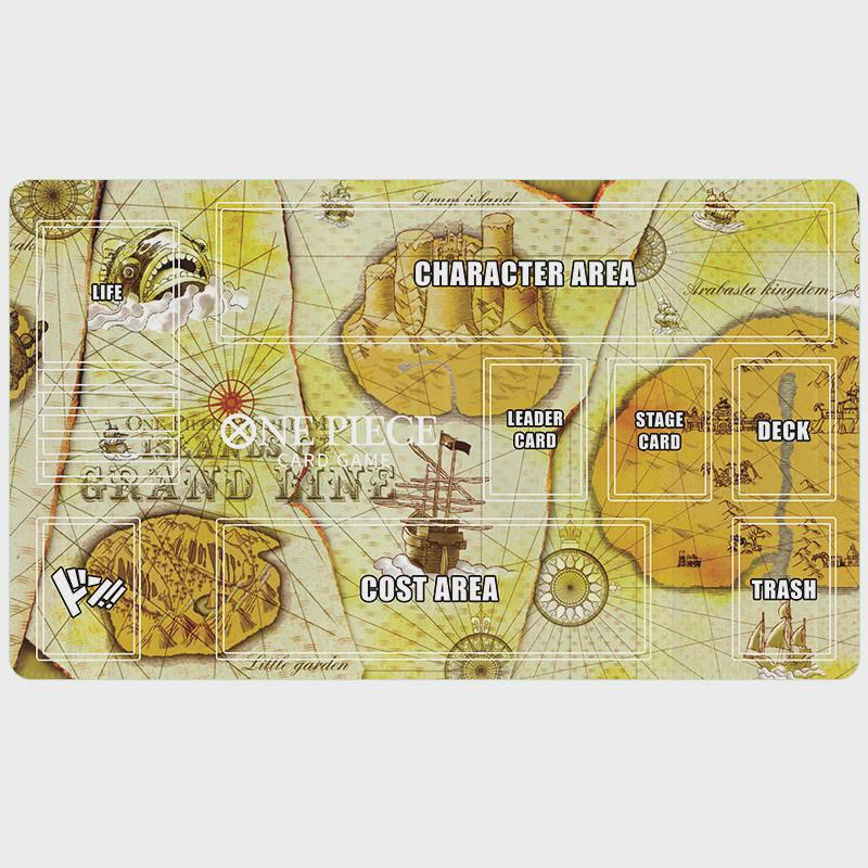Grand Line Vintage Map Design One Piece Playmat