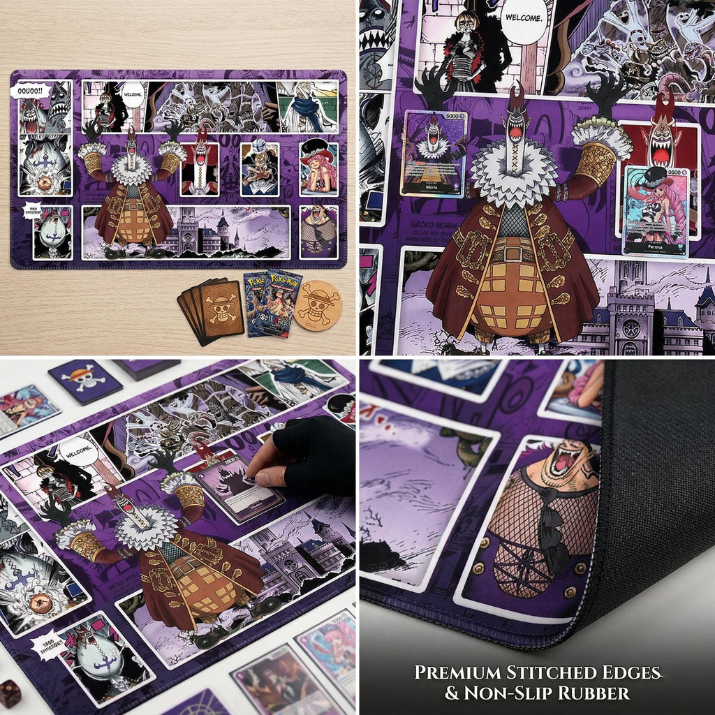 Gecko Moria & Thriller Bark Crew One Piece Playmat