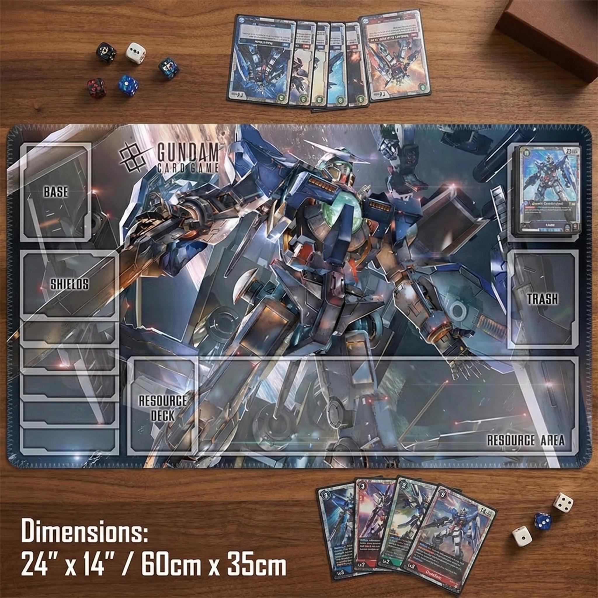Gundam Card Game Playmat, Mecha Gaming Pad, Gundam TCG