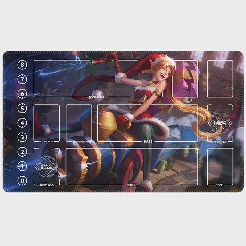Jinx Ambitious Elf Riftbound Playmat