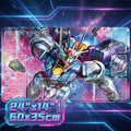 Gundam Aerial Card Game Playmat | Witch from Mercury Zones 24x14 | Mecha Mobile Suit TCG Mat | Custom Anime Desk Mat Gift for Gamers