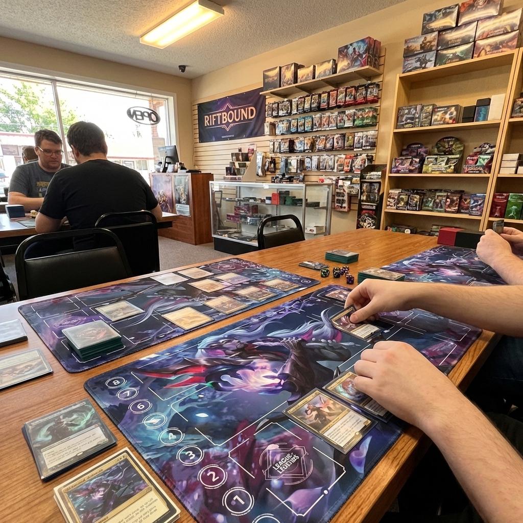 League of Legends Yone Playmat – Riftbound Trading Card Game Surface (24" x 14")