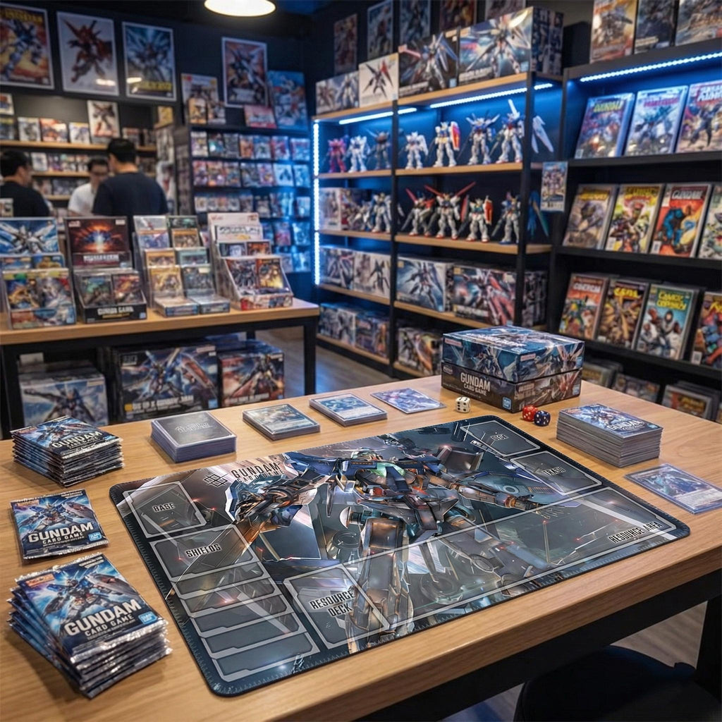 Gundam Card Game Playmat, Mecha Gaming Pad, Gundam TCG