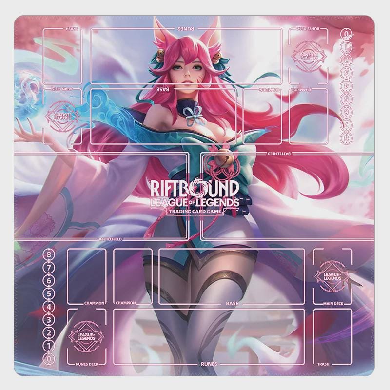 Ahri Riftbound Duo Playmat