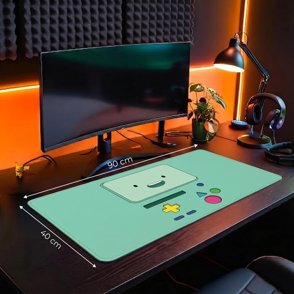 Adventure Time BMO Gaming Desk Mat | Available in Multiple Sizes