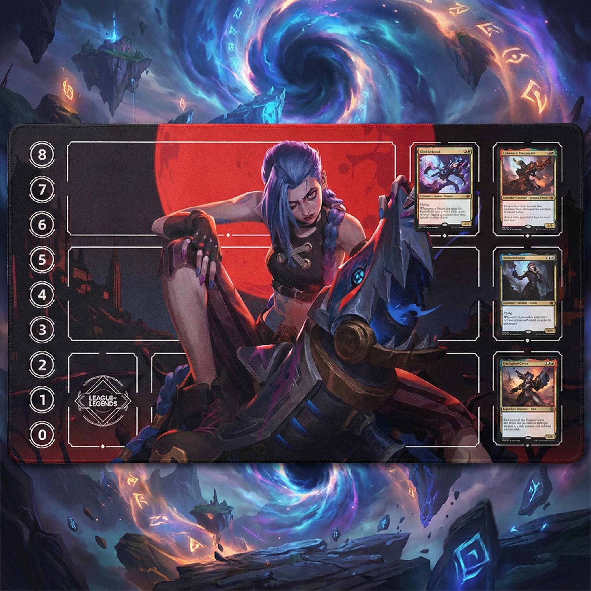 Jinx Riftbound Playmat