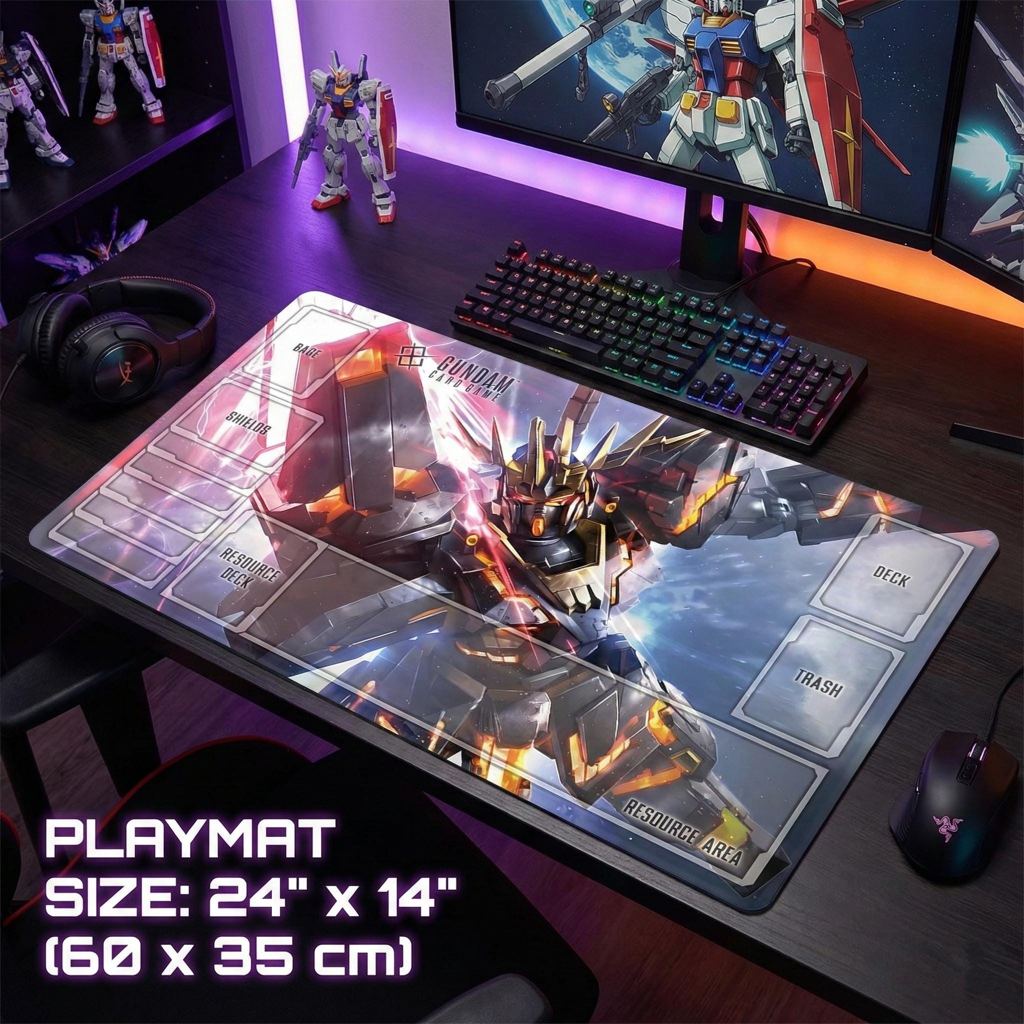 RX-0 Banshee Unicorn Gundam Playmat